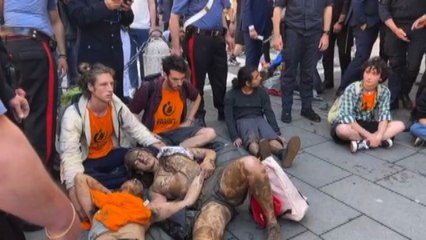 Ambiente, nuovo blitz di Ultima Generazione a Palazzo Madama