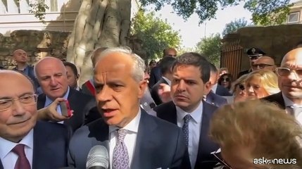 Piantedosi: "La mafia ? cambiata ma lo Stato non retrocede"