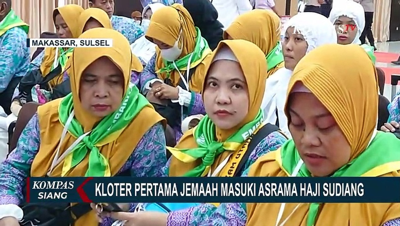 Kloter Pertama Jemaah di Asrama Haji Sudiang Didominasi Lansia, Upacara Penerimaan Ditiadakan!