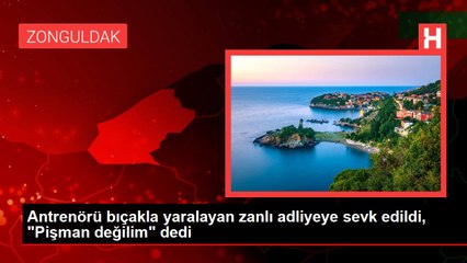 Antrenörü 6 yerinden bıçakladı adliyeye sevk edilirken "Pişman değilim" dedi