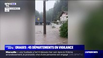 Au lendemain d'importantes inondations dues aux orages, 45 départements restent en vigilance jaune