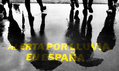 Alerta por lluvia en España