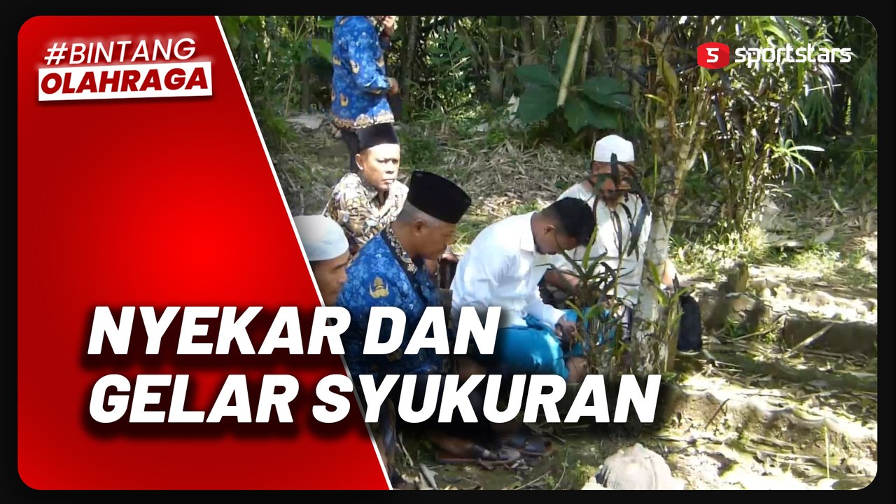 Pulang Kampung, Pemain Timnas Indonesia U-22 Bagas Kaffa Nyekar ke Makam Keluarga dan Gelar Syukuran