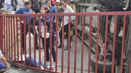 Beşiktaş'ta yaralıya müdahaleye doğalgaz engeli