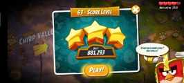 Angry Birds 2 | Level 63 | Score Level | Hitting Fun | Angry Bird 2 Show