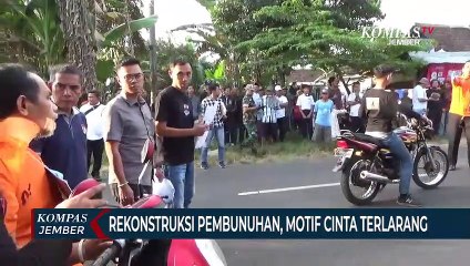 Rekonstruksi Pembunuhan Motif Cinta Terlarang, Korban Selingkuh dengan Istri Pelaku