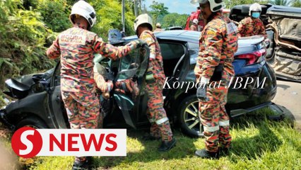 Woman killed in crash near Kluang