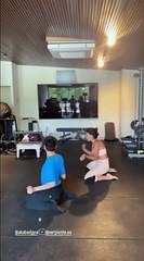 Georgina Rodríguez a dançar