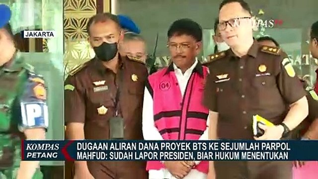 Mahfud MD Lapor ke Presiden soal Aliran Dana BTS 4G Bakti Kominfo ke Parpol