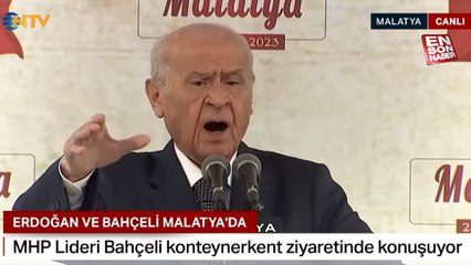 MHP Lideri Devlet Bahçeli Malatya'da: İnanç bizde takdir Allah'ta yetki sizlerdedir