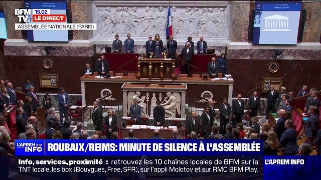 L’Assemblée nationale observe une minute de silence