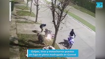 Golpes, tiros y motochorros puestos en fuga en plena madrugada en Gonnet