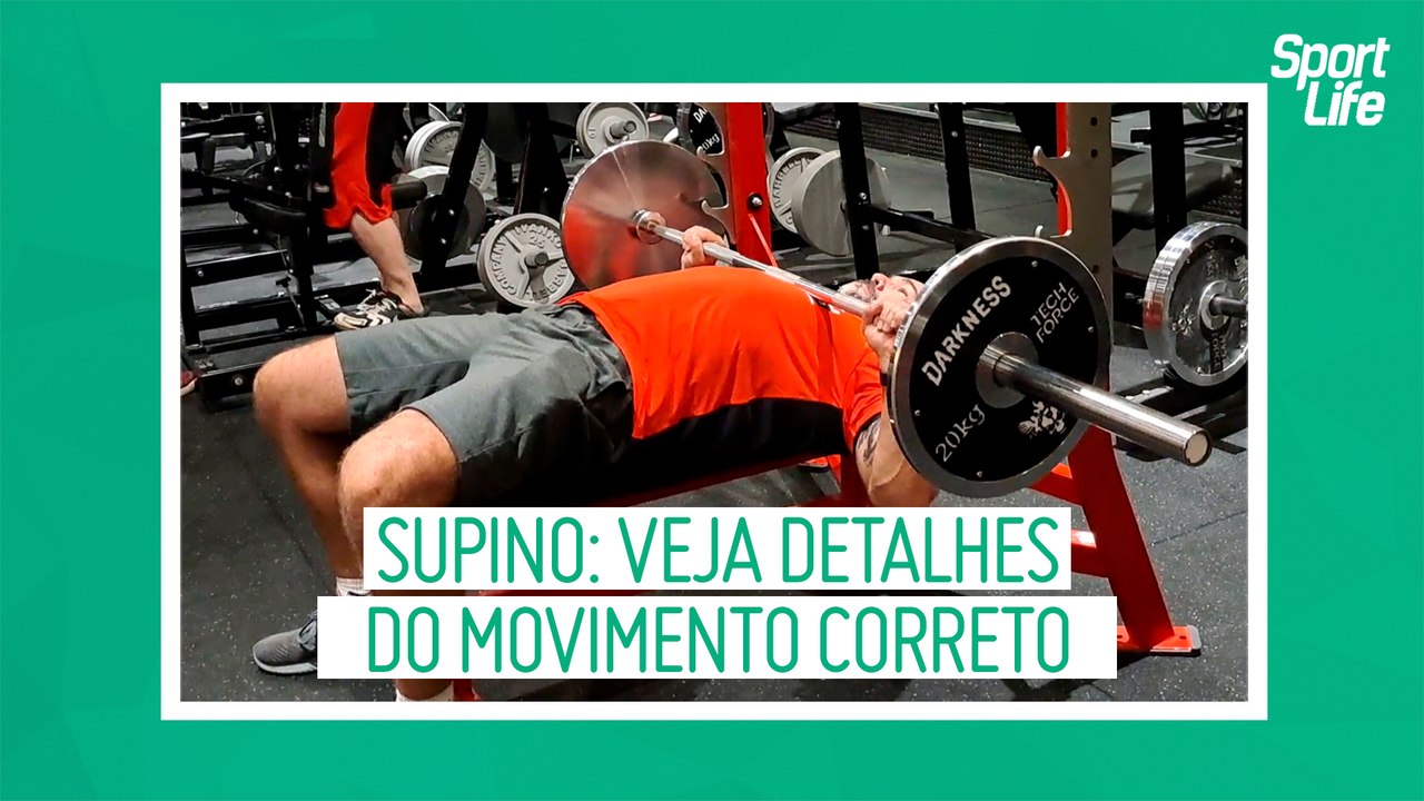 Supino: treino básico que precisa de atenção nos detalhes