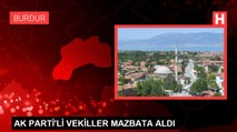 AK PARTİ'Lİ VEKİLLER MAZBATA ALDI