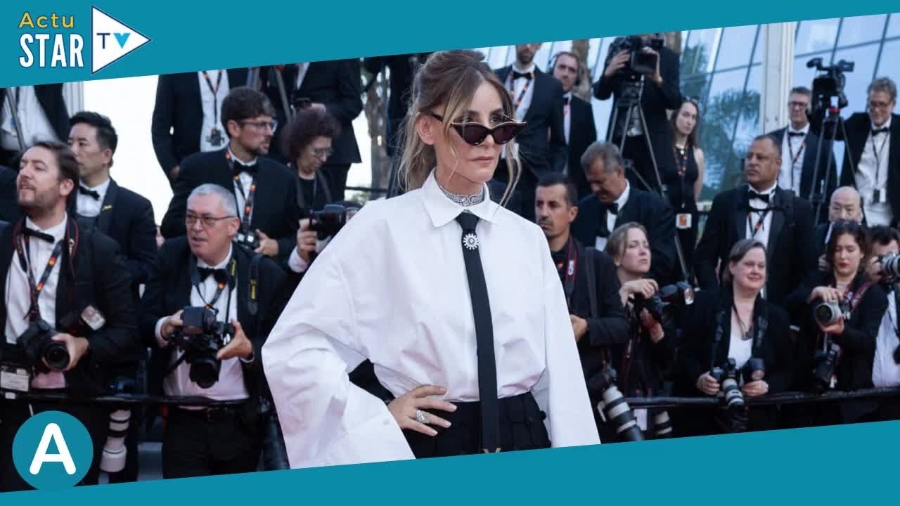 Cannes 2023 : Clotilde Courau et sa cravate, dos nu devant Jean-Pierre Darroussin et sa célèbre femm