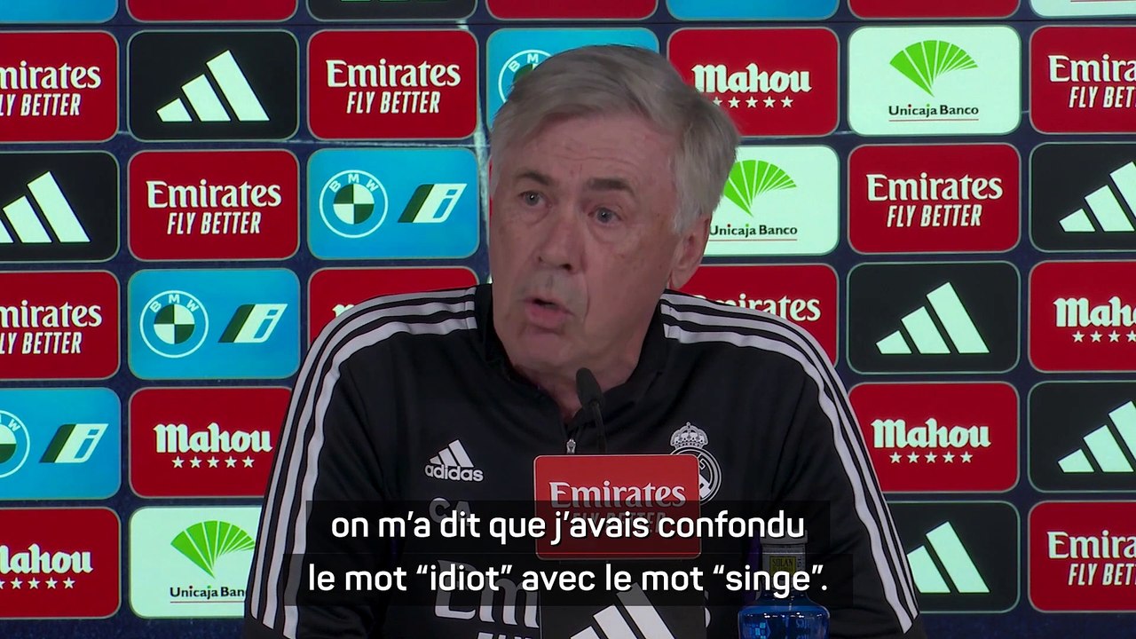 Ancelotti : "Les institutions ont une opportunité pour arrêter tout ça"