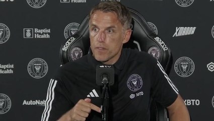 Phil Neville swears at reporter for interrupting him in post-match conference