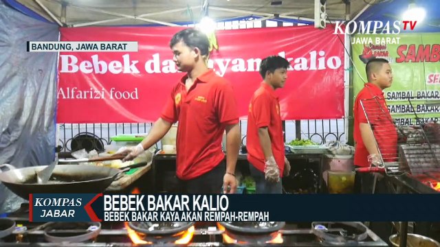 Sedapnya Bebek Bakar Kalio Dengan Sambal Bakar Khas Padang