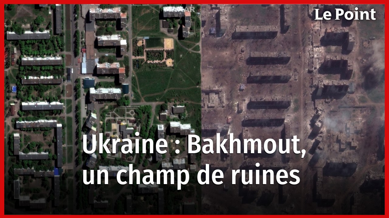 Guerre en Ukraine : la ville de Bakhmout totalement dévastée