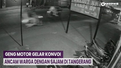 下载视频: Geng Motor Gelar Konvoi dan Ancam Warga dengan Sajam di Tangerang