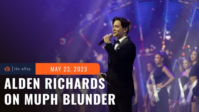 Alden Richards speaks up on MUPH coronation night blunder