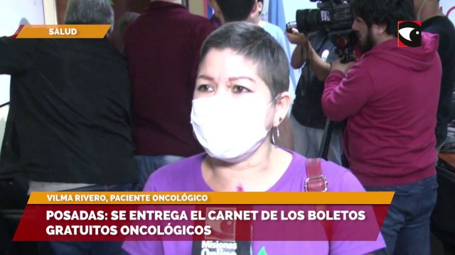 Vilma Rivero, paciente oncológica, resaltó la importancia de los boletos gratuitos oncológicos