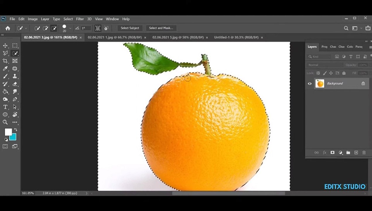 Slice effect in Photoshop