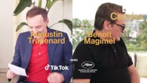 Rencontre entre Benoît Magimel et Augustin Trapenard