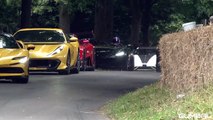 Ferrari SF90 Spider - Exhaust Sounds, Accelerations @ Goodwood Festival of Speed!