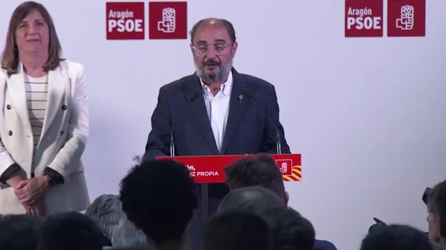 Lambán: El tsunami que ha arrasado hoy en todas las comunidades de España también nos ha arrasado a nosotros