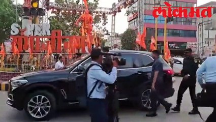 राजनाथ सिंह यांनी छत्रपती संभाजी महाराजांच्या जयंती निमित्त महाराजांच्या पुतळ्यास केले अभिवादन..