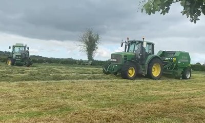 Knox Contractors busy in the fields at Dromara