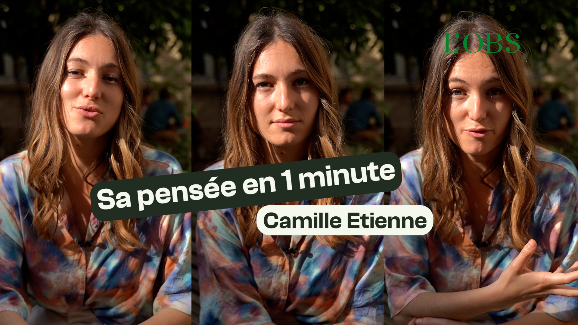 Camille Etienne sa pensée en 1 minute
