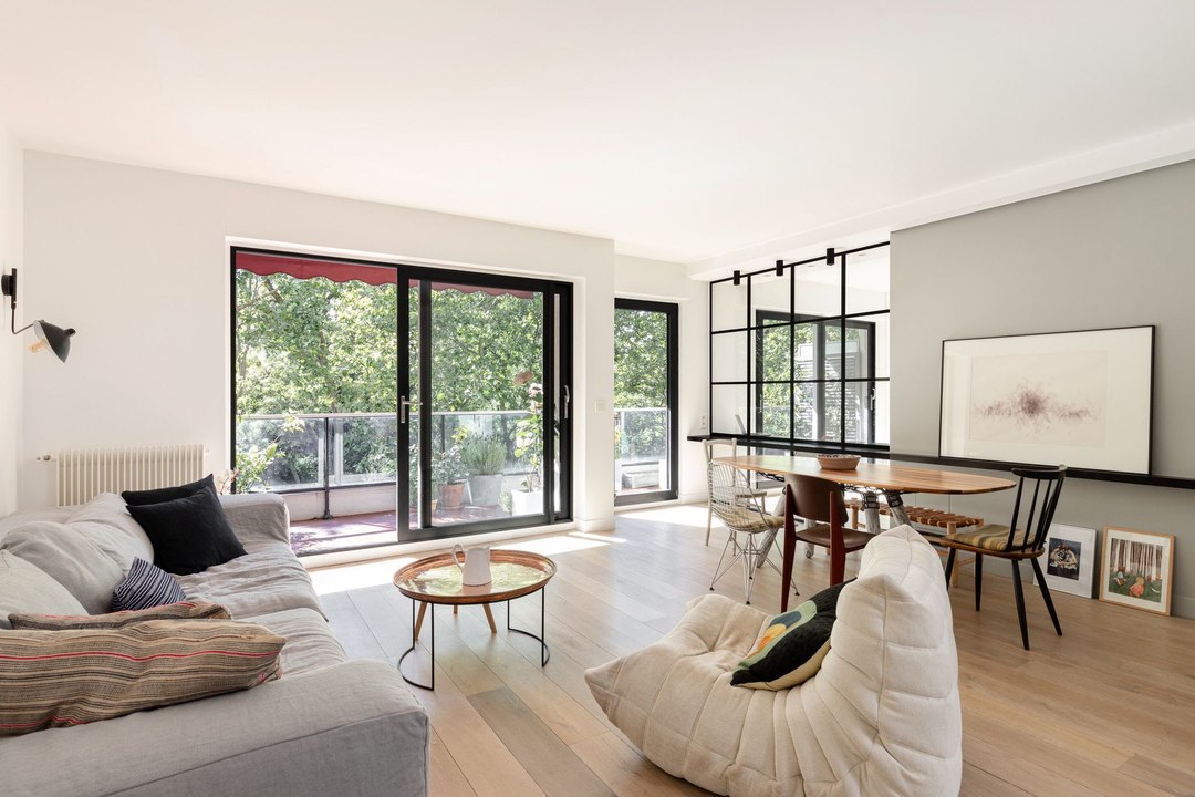 Rénovation d'un 78 m2 paisible face au parc des Buttes-Chaumont