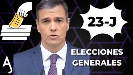 Sánchez CONVOCA ELECCIONES GENERALES de inmediato