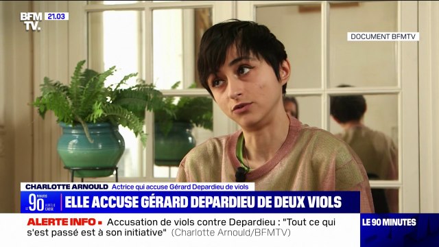 Accusation de viols contre Gérard Depardieu: C'était un petit père (...) c'était [quelqu'un] que j'estimais explique Charlotte Arnould, qui accuse l'acteur de deux viols