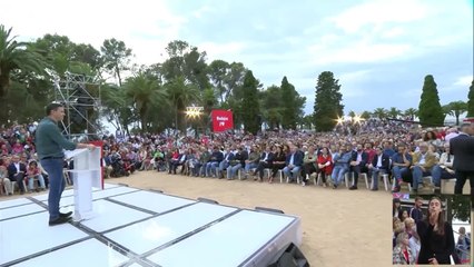 Sánchez: "Votar al PSOE es votar una sanidad pública, gratuita, universal y robusta"