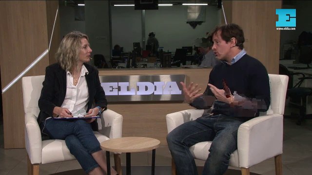 Mariano Penas, en la redacción de EL DIA