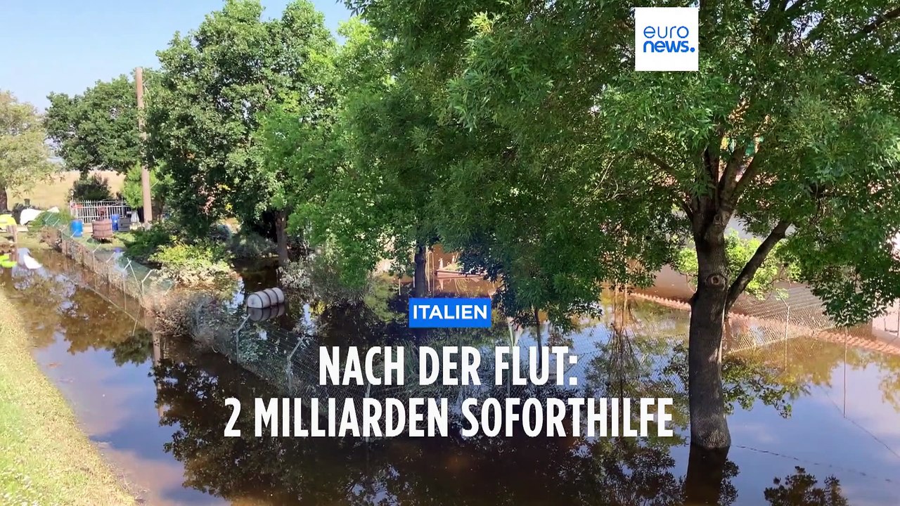 2 Milliarden Euro Soforthilfe für italienische Flutopfer