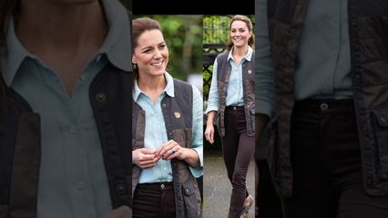 Kate Middleton who, until now, has been attending events on Zoom just made her first in-person.