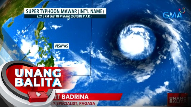 PAGASA: Super Typhoon Mawar , posibleng pumasok ng PAR sa Biyernes o Sabado; maaaring mas lalo pang lumakas pero maliit pa ang tsansang mag-landfall sa ating bansa sa ngayon - Weather update today as of 6:00 a.m. (May 24, 2023)| UB