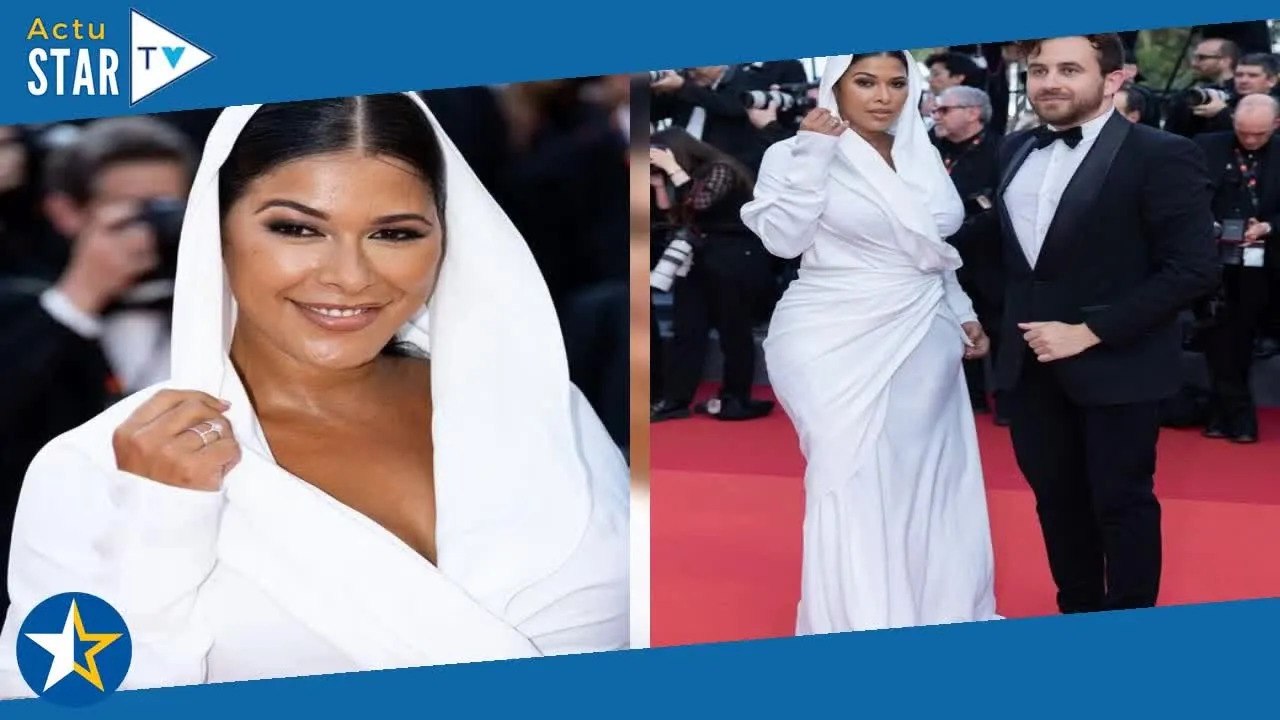 Cannes 2023 : réapparition surprise d'Ayem Nour dans une longue robe blanche après ses déboires judi