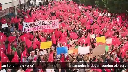 İmamoğlu: 'Erdoğan kendini ele verdi'