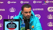 Rueda de prensa Xavi Hernández, post Valladolid vs. Barcelona