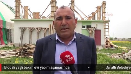 Saratlı Belediye Başkanı Zeki Türker: 16 odalı yaşlı bakım evi yapım aşamasında