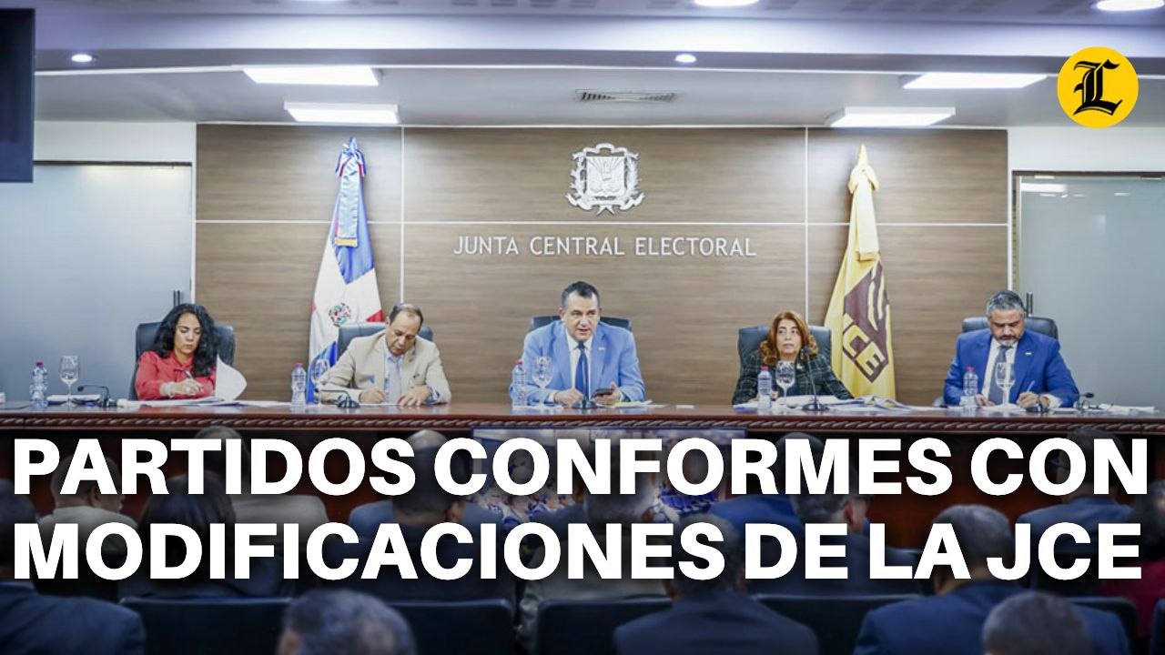 PARTIDOS CONFORMES CON MODIFICACIONES DE LA JCE EN RESOLUCIÓN SOBRE RESERVAS Y ALIANZAS