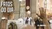 Fiéis lotam a Basílica Santuário para a 'Descida do Glória', da imagem de Nossa Senhora de Nazaré