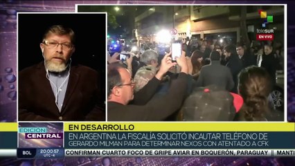 Fiscal argentino solicitó confiscar teléfono de Milman para determinar nexos con atentado a CFK