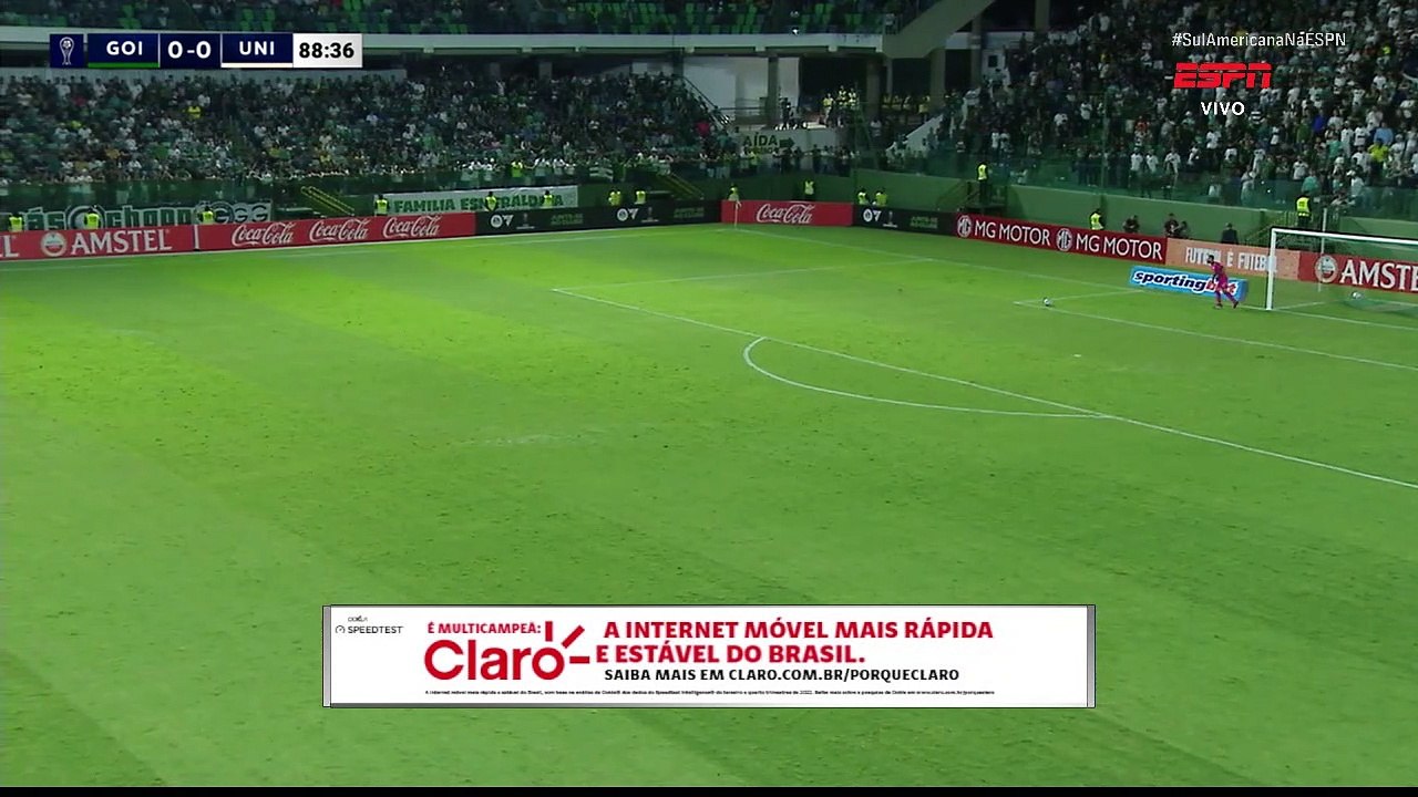Gol - Goiás 1x0 Universitário pela 4ª rodada da Sul-americana 2023 - ESPN