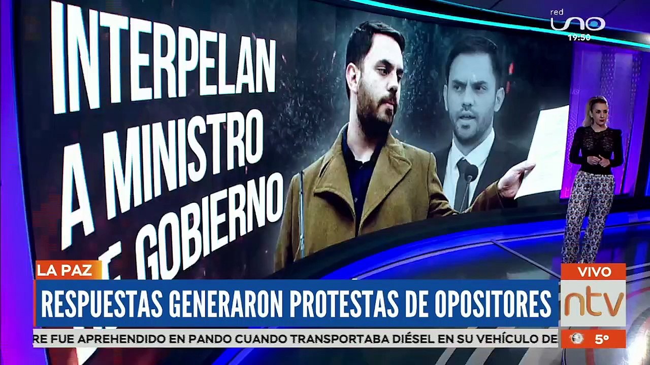 Golpes y enfrentamientos durante la interpelación al ministro de Gobierno